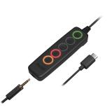 Axtel - VOICE UC28-35 stereo USB-C Auriculares Alámbrico Diadema Oficina/Centro de llamadas USB Tipo C Negro