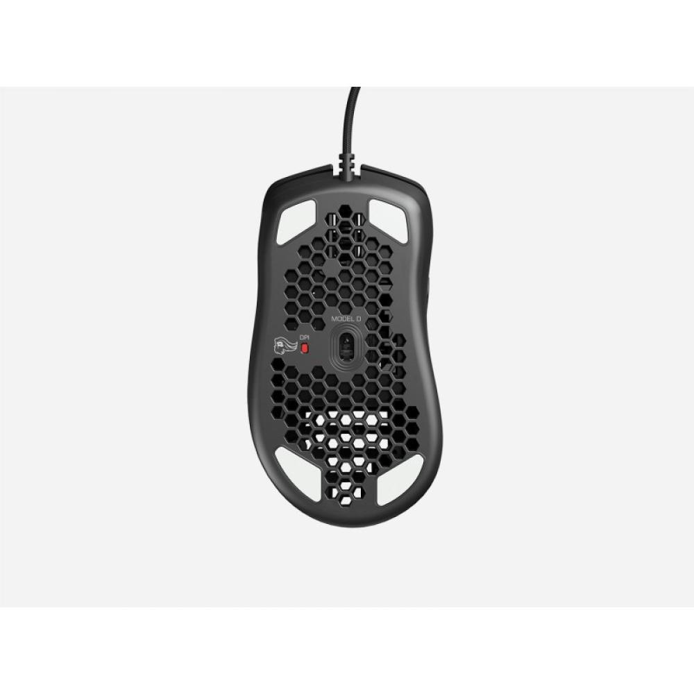 Glorious Gaming - Model D ratón Juego mano derecha USB tipo A Óptico 12000 DPI - GD-BLACK