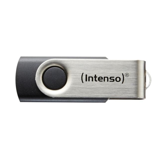 Intenso - Basic Line unidad flash USB 32 GB USB tipo A 2.0 Negro, Plata