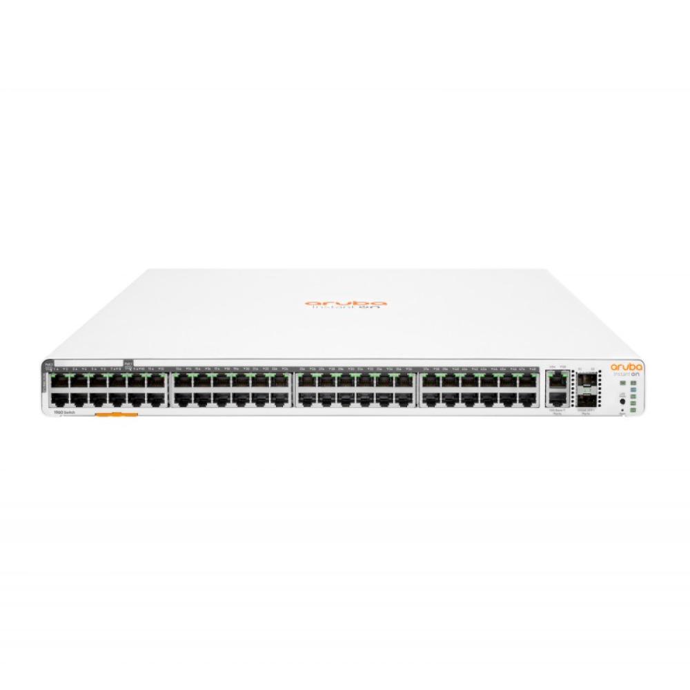 HPE - Aruba Networking Networking Instant On Switch 40p Gigabit CL4 8p Gigabit CL6 PoE 2p 10GBT 2p SFP+ 600W 1960