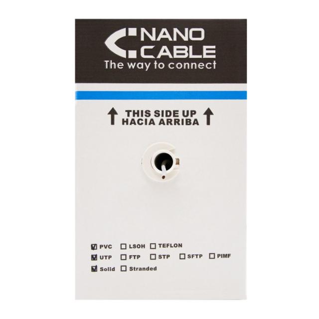 Nanocable - CABLE RED RJ45 CAT.6 FTP RIGIDO AWG24, 305 M