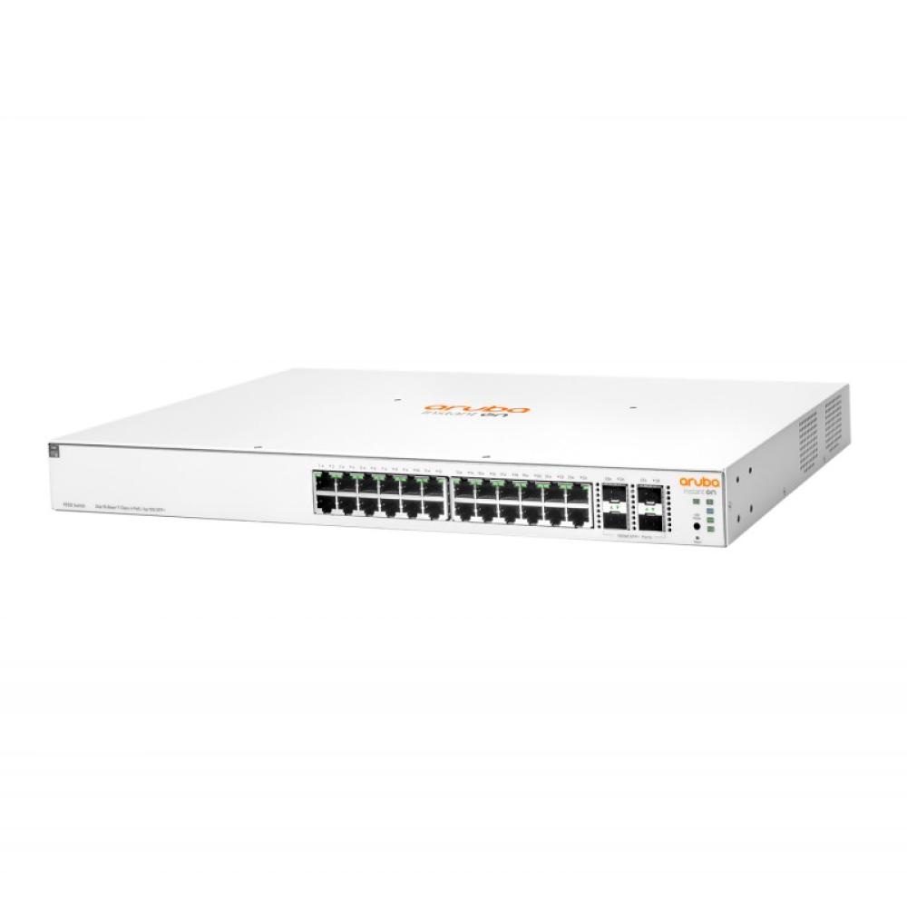 HPE - Aruba Networking Instant On 1930 24G Class4 PoE 4SFP/SFP+ 370W Gestionado L2+ Gigabit Ethernet (10/100/1000) Energía sobre