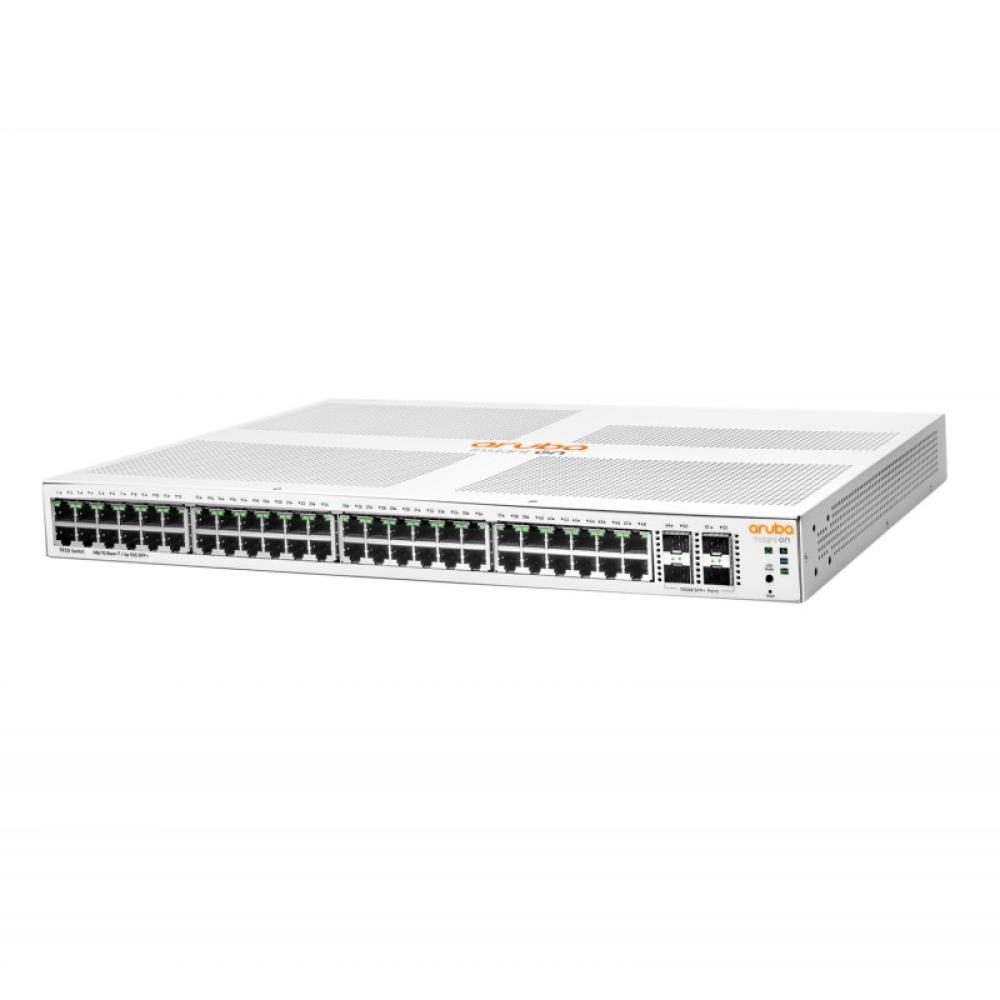 HPE - Aruba Networking Aruba Instant On 1930 48G Class4 PoE 4SFP/SFP+ 370W Gestionado L2+ Gigabit Ethernet (10/100/1000) Energía