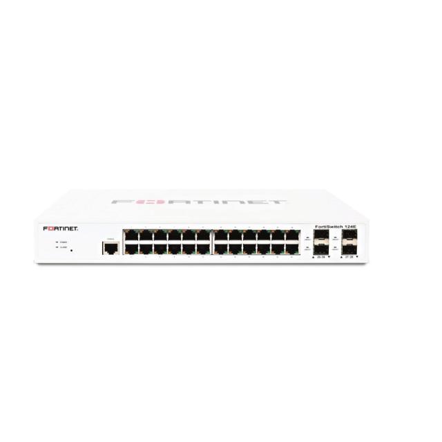 Fortinet - FortiSwitch 124E Gestionado L2 Gigabit Ethernet (10/100/1000) 1U Blanco