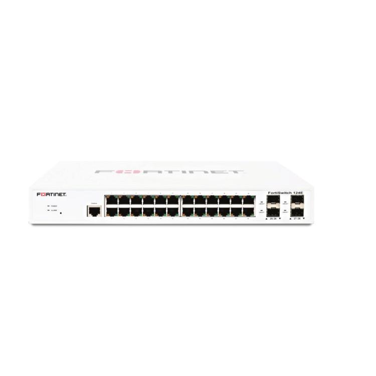 Fortinet - FortiSwitch 124E Gestionado L2 Gigabit Ethernet (10/100/1000) 1U Blanco