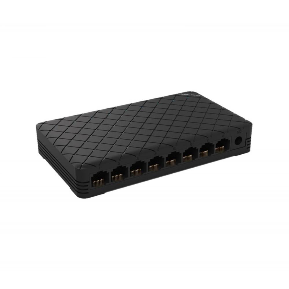 Ruijie Networks - RG-ES08G-L switch No administrado Gigabit Ethernet (10/100/1000) Negro