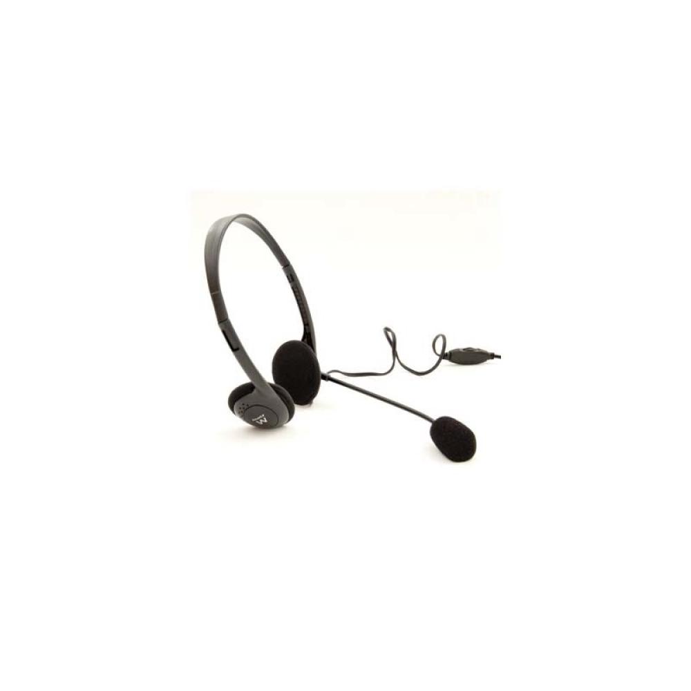 Ewent - EW3563 auricular y casco Auriculares Alámbrico Diadema Llamadas/Música Negro