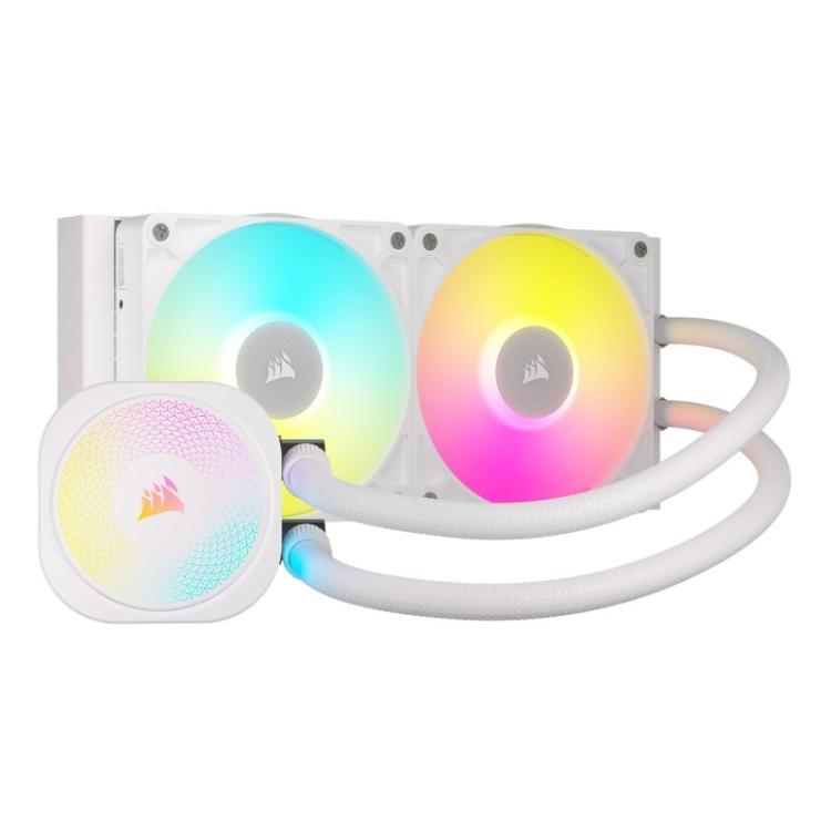 Corsair - iCUE LINK TITAN RX RGB Procesador Sistema de refrigeración líquida todo en uno 12 cm Blanco 1 pieza(s) - CW-9061020-WW