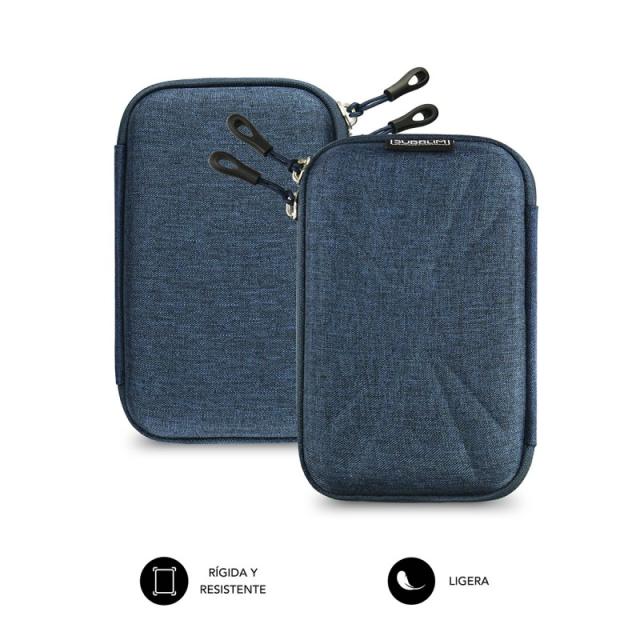 SUBBLIM - Funda Disco Duro HDD Business Case 2,5" Dark Blue