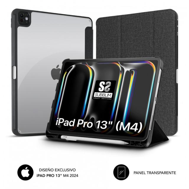 SUBBLIM - SUBCST-5SC421 funda para tablet 32,8 cm (12.9") Folio Negro