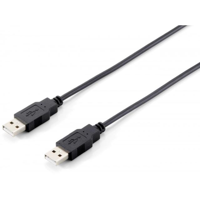 Equip - 128870 Cable USB 2.0 A-A, 1,8 m , Negro