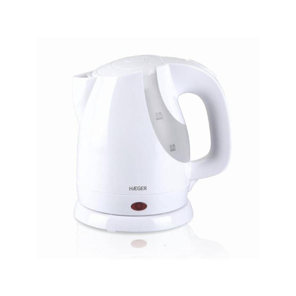 Haeger - EK-13W.006B tetera eléctrica 0,9 L 1300 W Blanco