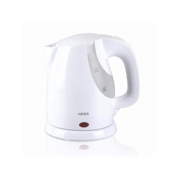 Haeger - EK-13W.006B tetera eléctrica 0,9 L 1300 W Blanco