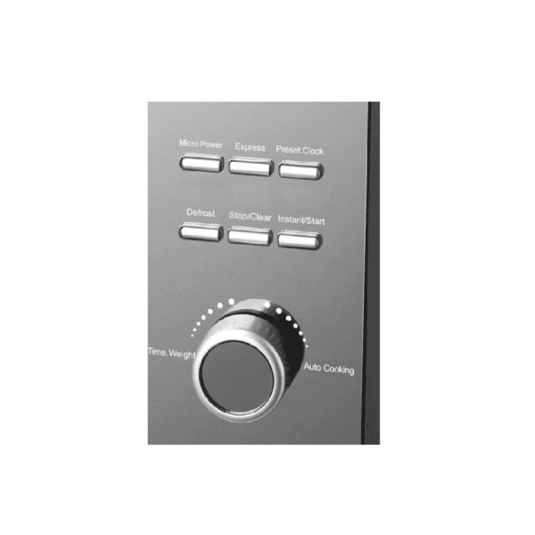 Haeger - MW-80B.008A microondas Encimera Solo microondas 26 L 800 W Plata