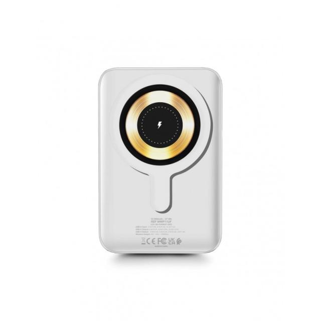 Urban Factory - Magnee Power 10000 mAh Cargador inalámbrico Blanco