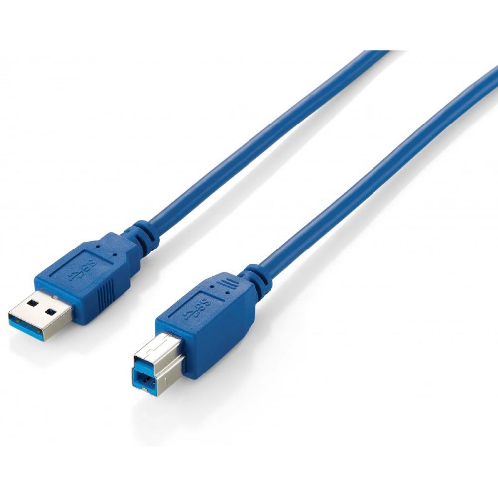 Equip - 128292 Cable USB 3.0 Tipo A Macho a Tipo B Macho , 1,8m , Azul