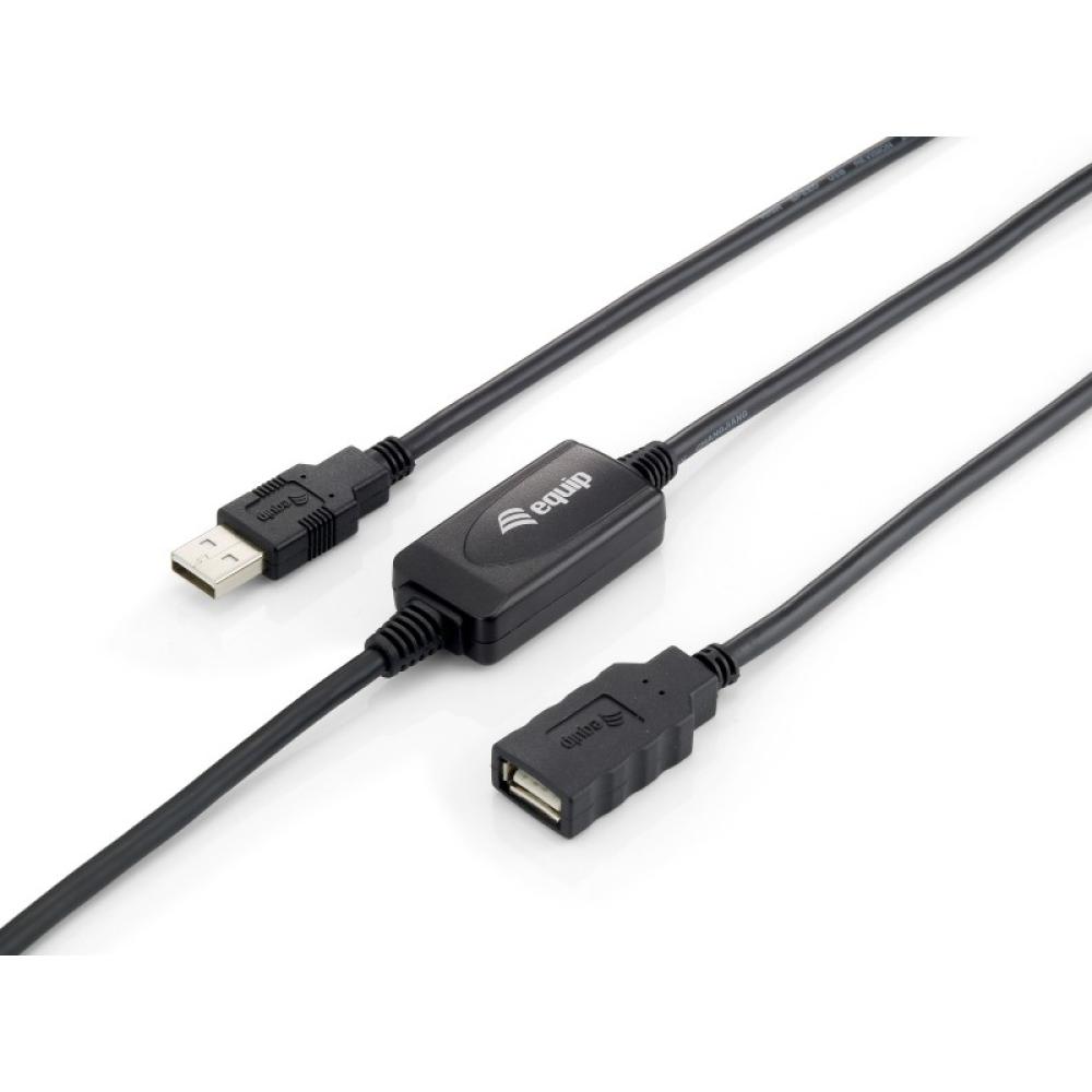 Equip - 133310 cable USB USB 2.0 10 m USB A Negro