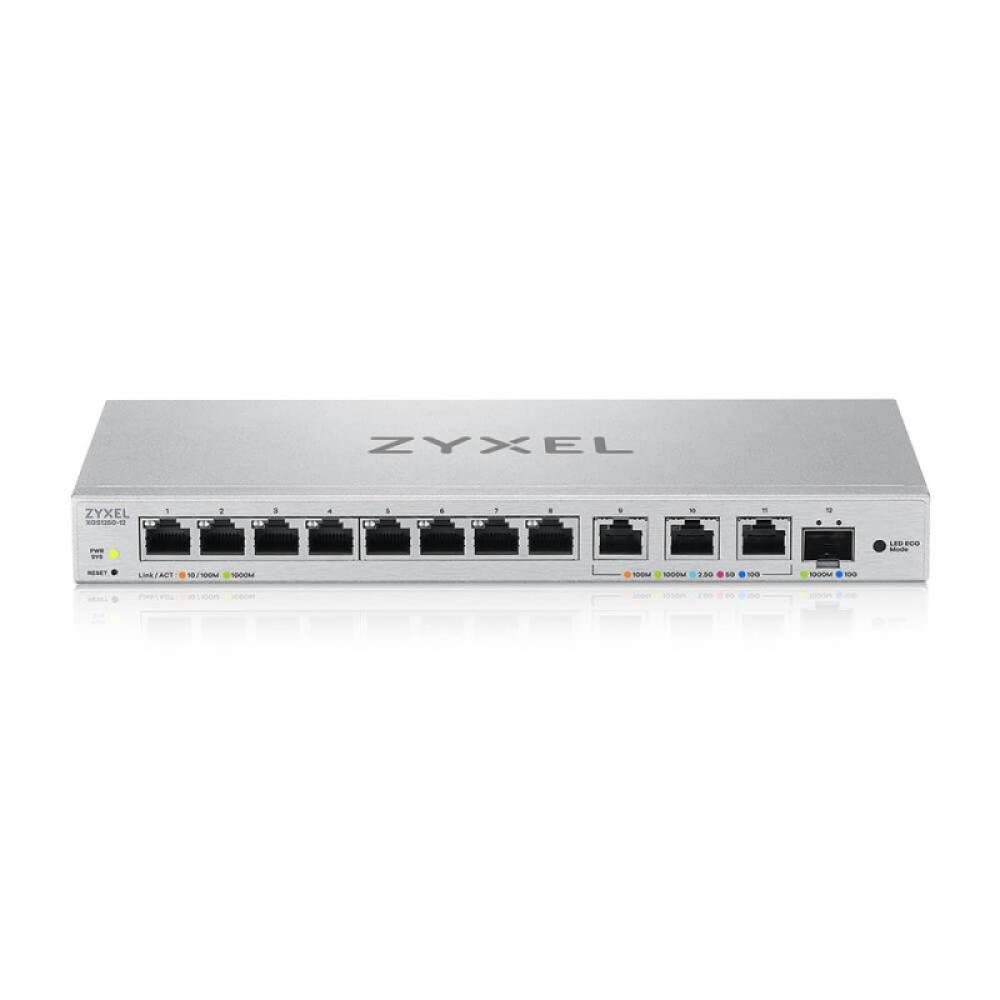 Zyxel - XGS1250-12 Gestionado L2 10G Ethernet (100/1000/10000) Gris