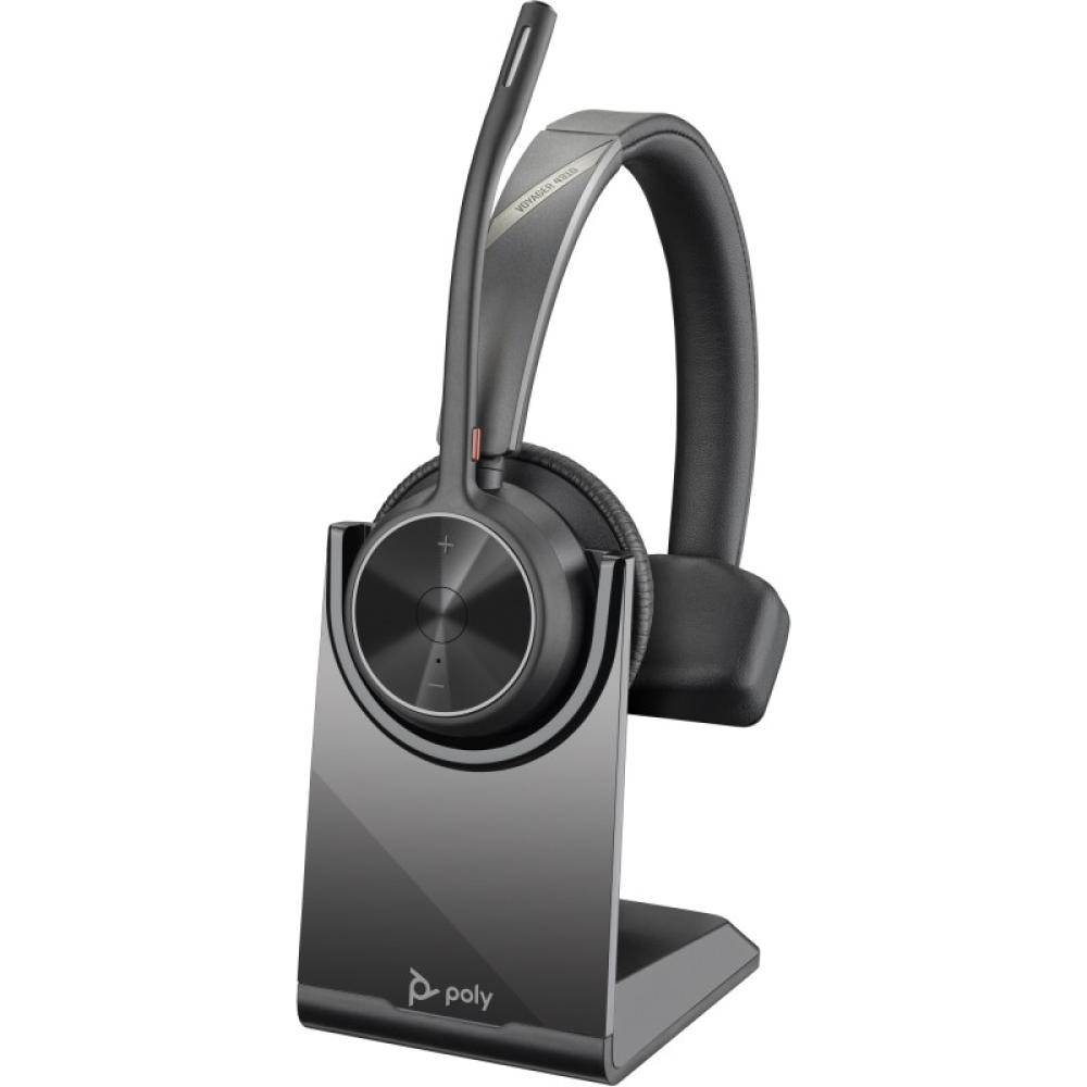 HP Poly - Auriculares Poly Voyager 4310 USB-C + llave BT700 + soporte de carga