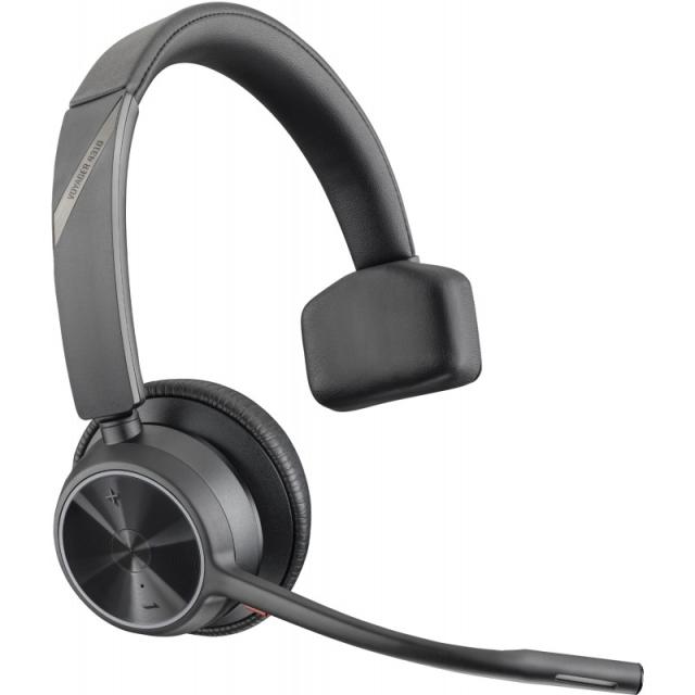 HP Poly - Auriculares Poly Voyager 4310 USB-C + llave BT700 + soporte de carga