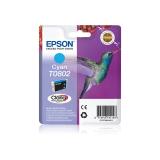 Epson - Hummingbird Cartucho T0802 cian (etiqueta RF)