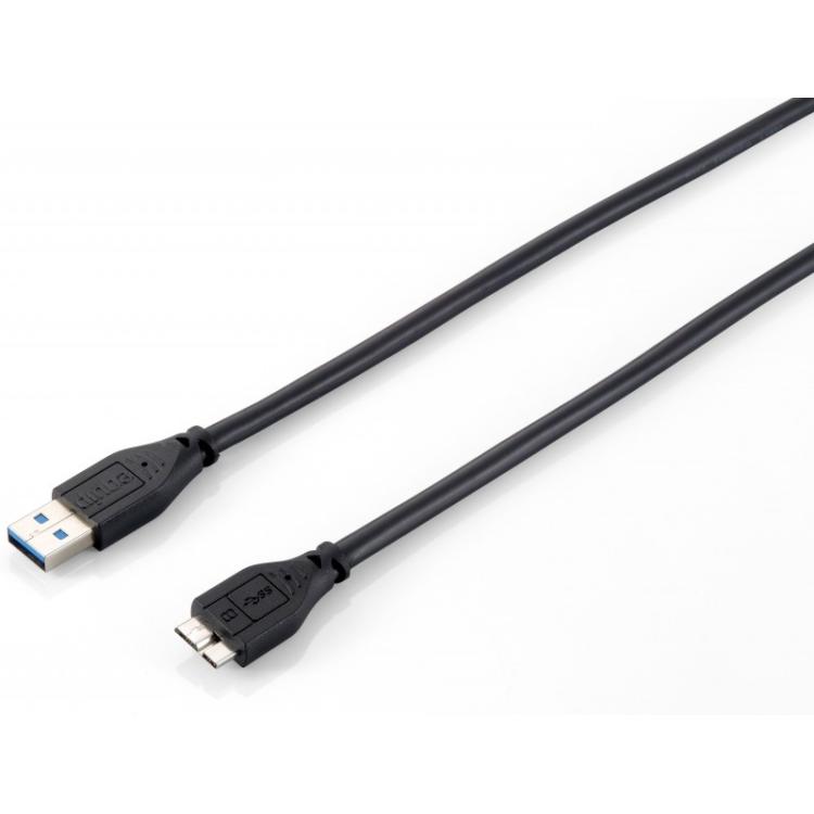 Equip - 128397 Cable USB 3.0 A a Micro-B , M/M, 1,8m, 5Gbps, Negro