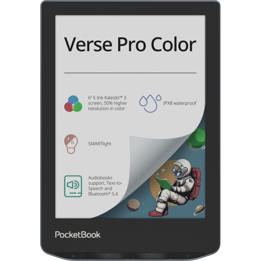 PocketBook - Verse Pro Color lectore de e-book Pantalla táctil 16 GB Wifi Negro, Azul