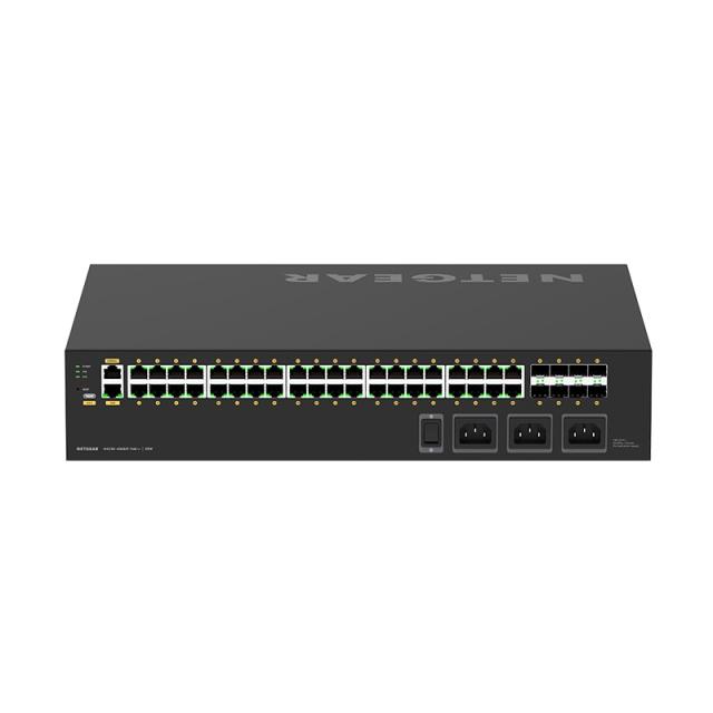NETGEAR - M4250-40G8XF-PoE++ Gestionado L2/L3 Gigabit Ethernet (10/100/1000) Energía sobre Ethernet (PoE) 2U Negro