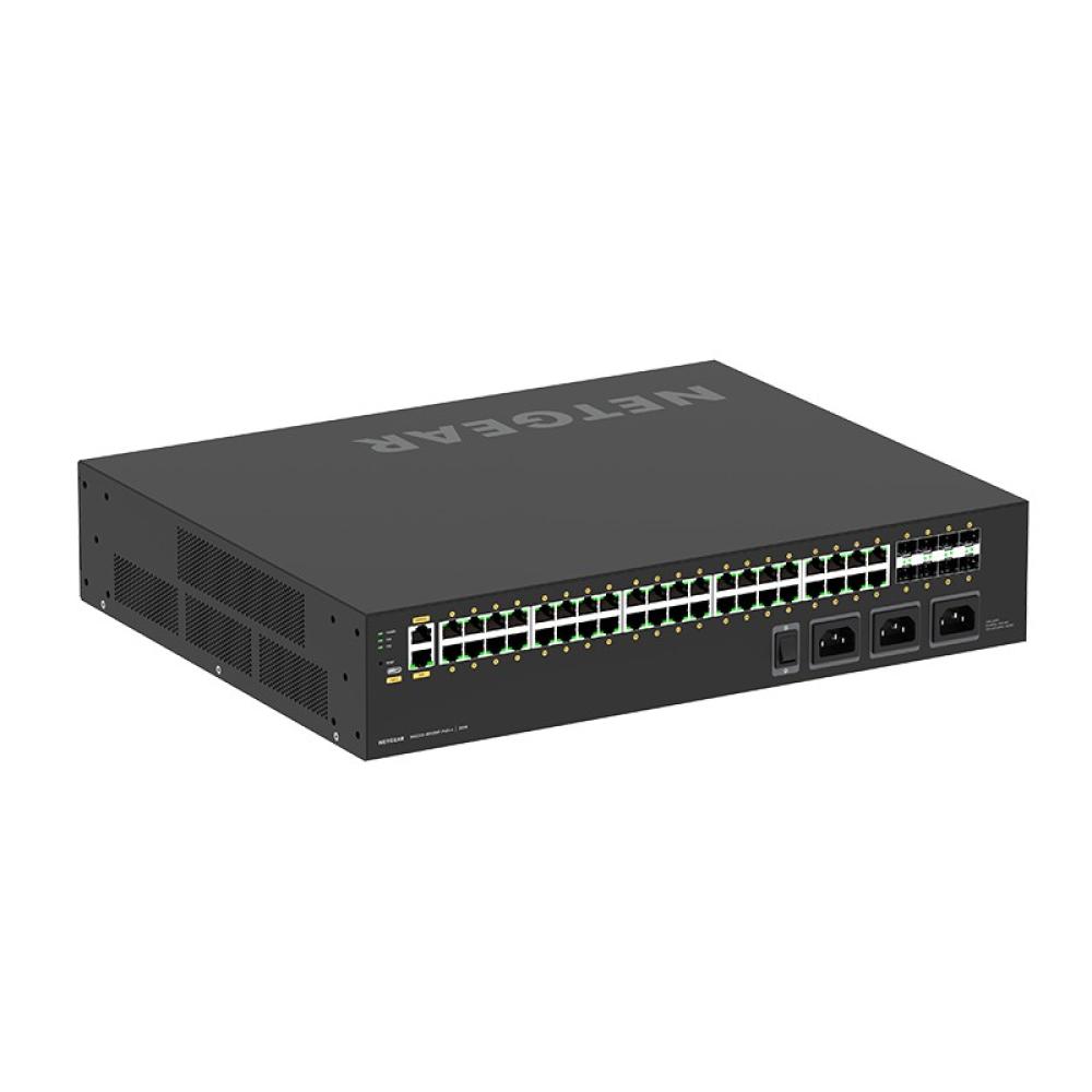 NETGEAR - M4250-40G8XF-PoE++ Gestionado L2/L3 Gigabit Ethernet (10/100/1000) Energía sobre Ethernet (PoE) 2U Negro