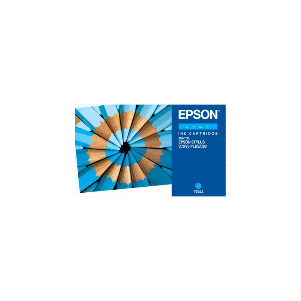 Epson - Pencils T0322 cartucho de tinta 1 pieza(s) Original Cian