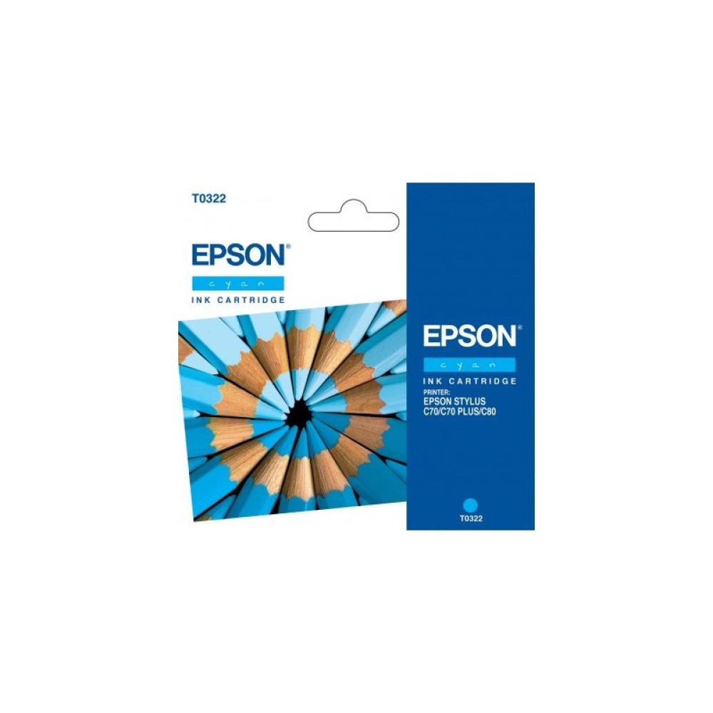 Epson - Pencils T0322 cartucho de tinta 1 pieza(s) Original Cian