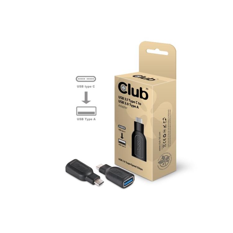 CLUB3D - USB 3.1 Type C a USB 3.0 Adapter