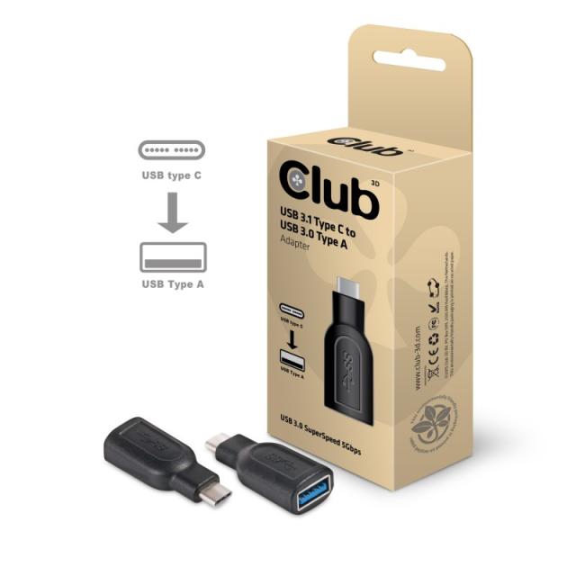 CLUB3D - USB 3.1 Type C a USB 3.0 Adapter