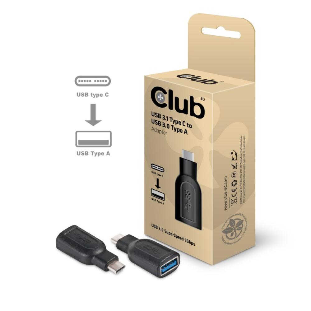 CLUB3D - USB 3.1 Type C a USB 3.0 Adapter