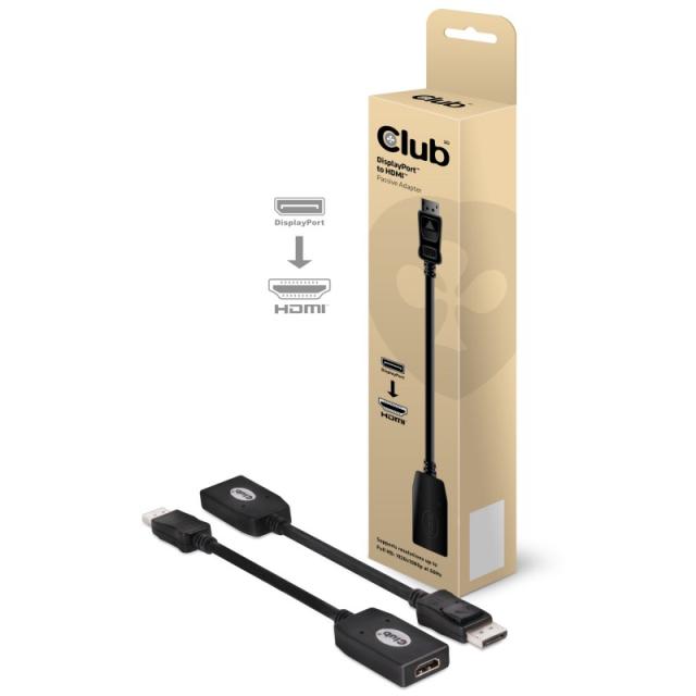 CLUB3D - DisplayPort™ to HDMI™ Passive Adapter