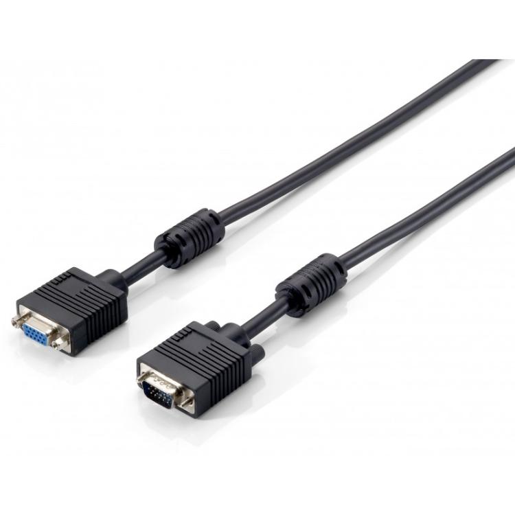 Equip - 118805 cable VGA 15 m VGA (D-Sub) Negro