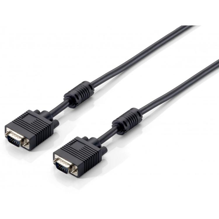 Equip - 118815 cable VGA 15 m VGA (D-Sub) Negro