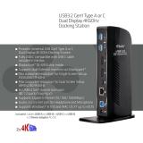 CLUB3D - USB A Display 4K60Hz Docking Station
