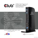 CLUB3D - USB A Display 4K60Hz Docking Station