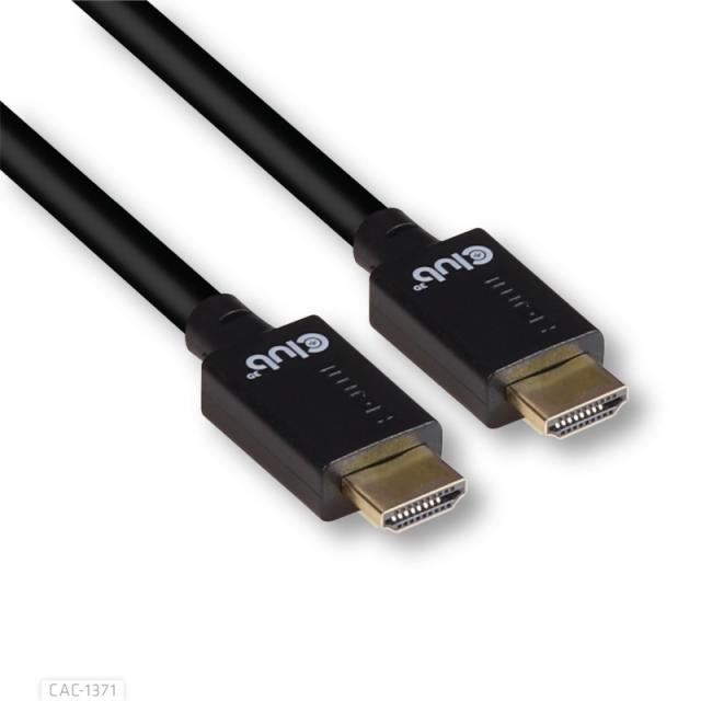 CLUB3D - Ultra High Speed HDMI 4K120Hz, 8K60Hz Certified Cable 48Gbps M/M 1 m/3.28 ft