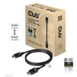CLUB3D - Ultra High Speed HDMI 4K120Hz, 8K60Hz Certified Cable 48Gbps M/M 1 m/3.28 ft