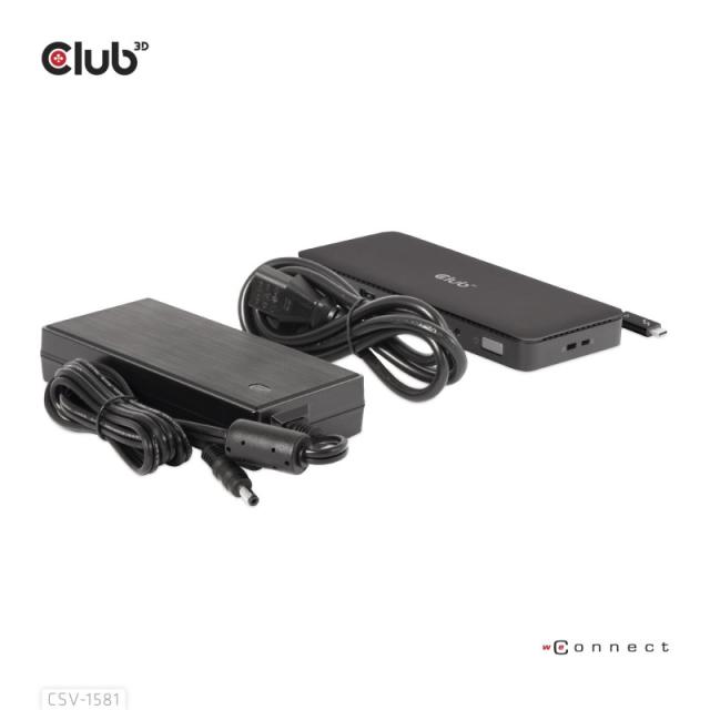 CLUB3D - Estación de acoplamiento 11 en 1 con certificación Thunderbolt™ 4