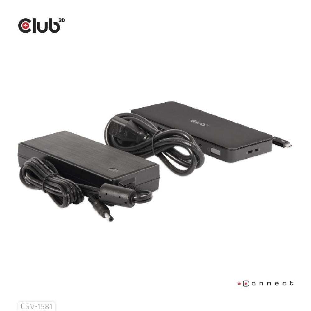 CLUB3D - Estación de acoplamiento 11 en 1 con certificación Thunderbolt™ 4