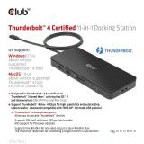 CLUB3D - Estación de acoplamiento 11 en 1 con certificación Thunderbolt™ 4