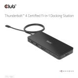 CLUB3D - Estación de acoplamiento 11 en 1 con certificación Thunderbolt™ 4