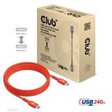 CLUB3D - CAC-1573 cable USB USB 2.0 2 m USB C Rojo