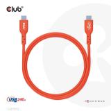 CLUB3D - CAC-1573 cable USB USB 2.0 2 m USB C Rojo