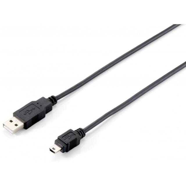 Equip - 128521 Cable USB 2.0 A a Mini-B, M/M, 1,8 m
