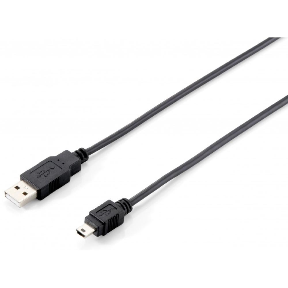 Equip - 128521 Cable USB 2.0 A a Mini-B, M/M, 1,8 m