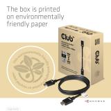 CLUB3D - Ultra High Speed HDMI 4K120Hz, 8K60Hz Certified Cable 48Gbps M/M 2 m / 6.56 ft